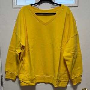 Zenana Yellow Sweatshirt